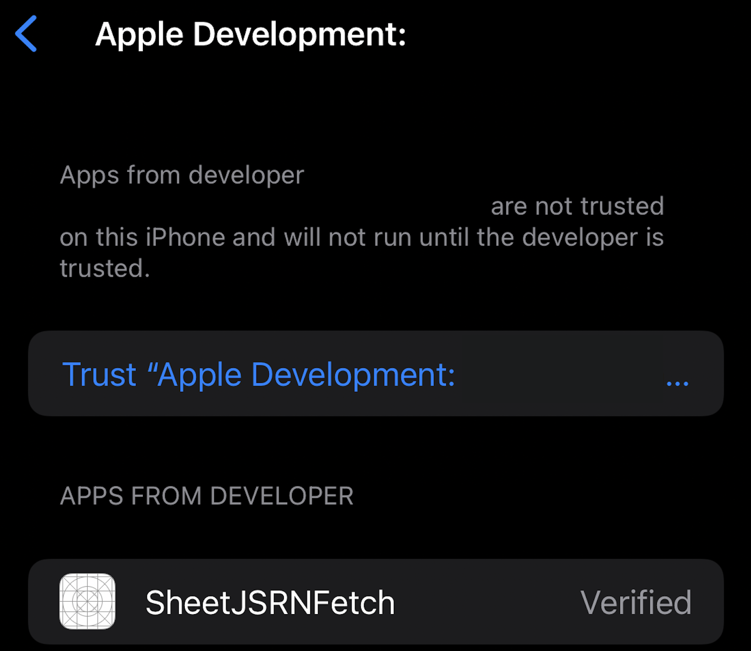 iOS Certificate Info